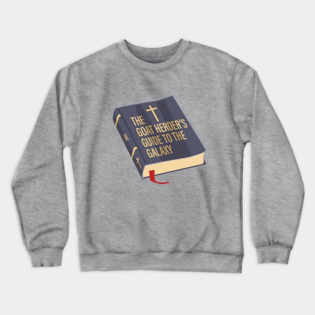 Atheist Gear - Bible Spoof Crewneck Sweatshirt by Vector Deluxe